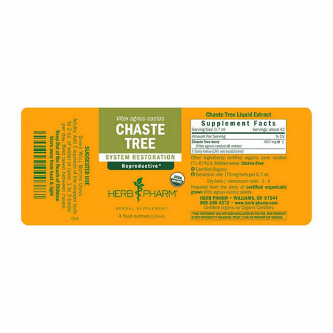 Herb Pharm, Chaste Tree Extract, 4 Oz