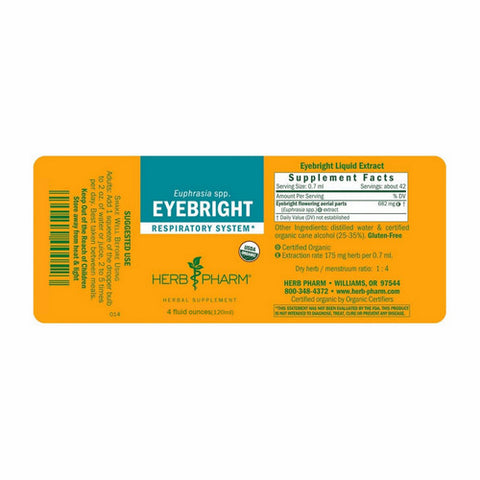 Herb Pharm, Eyebright Extract, 4 Oz