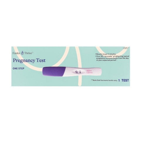 Foster And Thrive, Pregnancy Test One Step 1, 1 Count Foster And Thrive