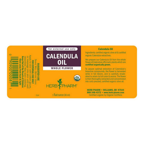 Herb Pharm, Calendula Oil, 1 Oz