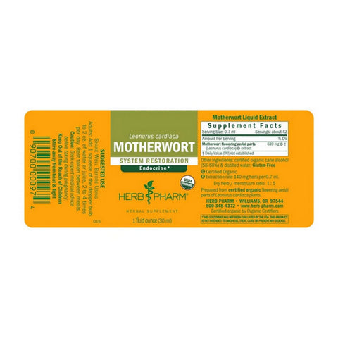 Herb Pharm, Motherwort, 1 Oz