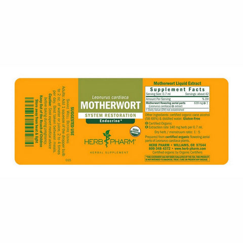 Herb Pharm, Motherwort Extract, 4 Oz