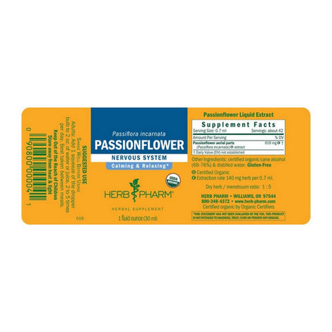 Herb Pharm, Passionflower Extract, 1 Oz