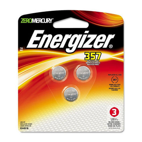 Energizer, Silver Oxide Batteries 357, 3 Count