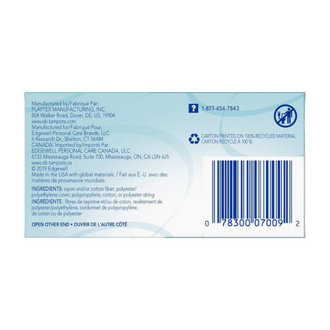 O.B., Fluid Lock Tampons Super, 40 Count