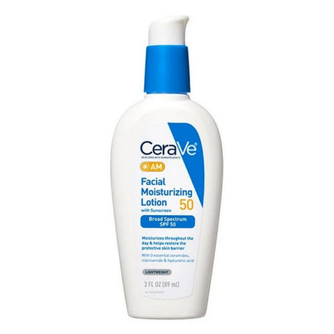 Cerave, AM Facial Moisturizing Lotion SPF 50, 3 Oz
