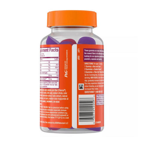 Metamucil, Fiber + Probiotics Gummies Strawberry Kiwi And Blackberry, 60 Count