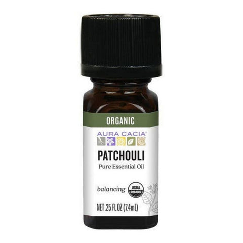 Aura Cacia, Aura Cacia Organic Patchouli Essential Oil, 0.25 Oz