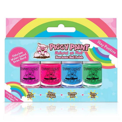 Piggy Paint, Piggy Paint Rainbow Nail Poilsh Box Set, 1 Count