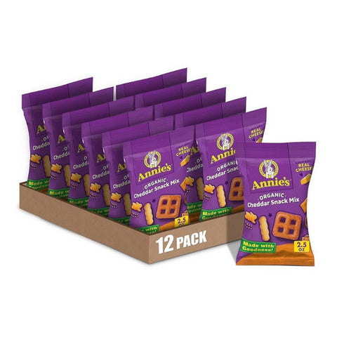 Annie's Homegrown, Annies Organic Cheddar Snack Mix, 2.5 Oz