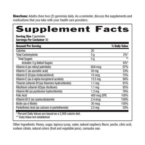 Country Life, Adult Multivitamin Honey Gummies, 60 Gummies