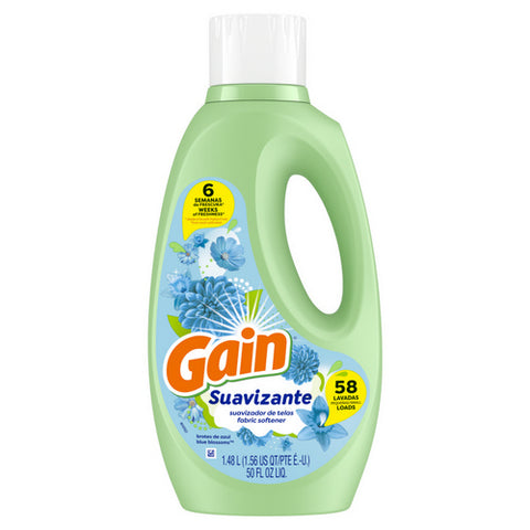 Suavizante Liquid Fabric Softener 50 Oz (Case Of 4) by Gain