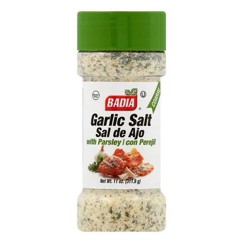 Badia, Garlic Salt With Parsley, 11 Oz (Case Of 12)