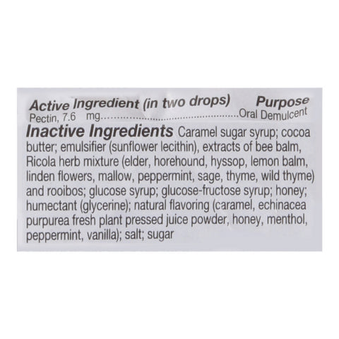 Ricola, Caramel Throat Balm Drops Relief And Protection, 34 Count (Case Of 6)