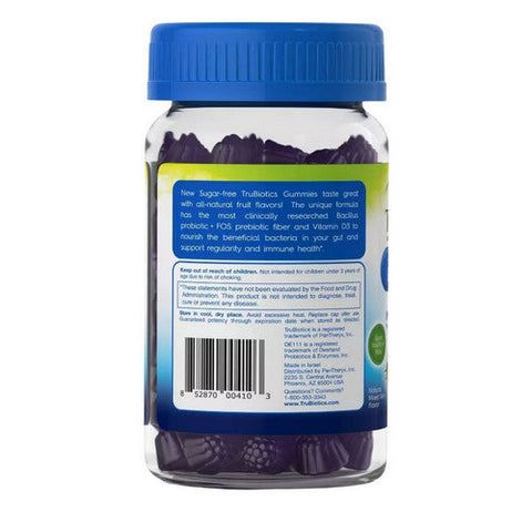 Trubiotics, Digestive + Immune Health Gummies Mixed Berry, 50 Count Trubiotics