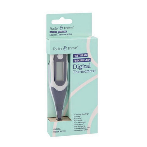 Fast Read Digital Thermometer 1 Count by Foster And Thrive