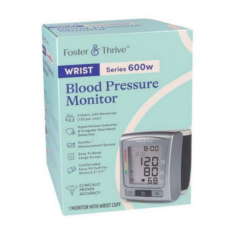 Wrist Series 600w Blood Pressure Monitor 1 Count by Foster And Thrive