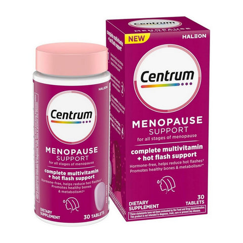 Centrum, Menopause Mulitvitamin And Hot Flash Support, 30 Tabs