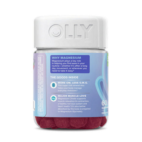 Olly, Relaxing Magnesium Gummies, 60 Count Olly