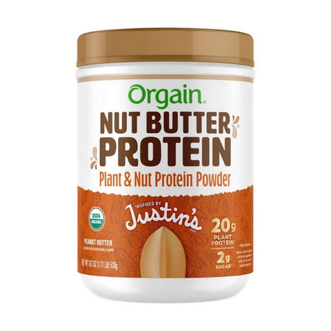 Nut Butter Protein Powder Peanut Butter 18.7 Oz by Orgain