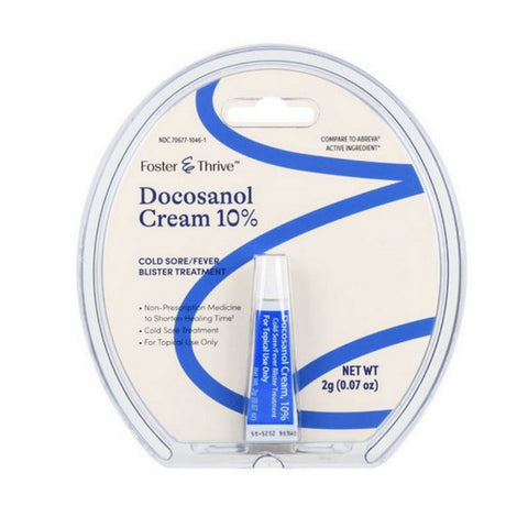 Cold Sore Docosanol Cream 2 Grams by Foster And Thrive