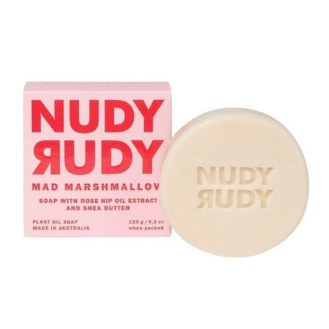 Mad Marshmallow Soap With Rose Hip And Shea Butter 4.2 Oz by Nudy Rudy
