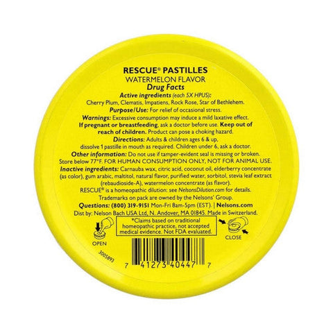 Bach, Pastilles Stress Relief Watermelon, 1.7 Oz Bach