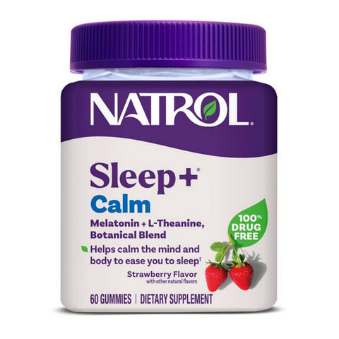 Sleep Plus Calm Strawberry Gummies 60 Count by Natrol