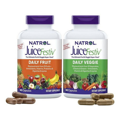 JuiceFestiv The Ultimate Fruit And Veggie Super-Food 180 Caps by Natrol