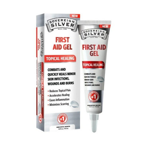 Silver First Aid Gel 0.5 Oz by Sovereign Silver
