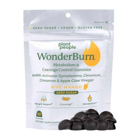 Wonder Burn Metabolism And Cravings Control Gummies 60 Count by Plant People