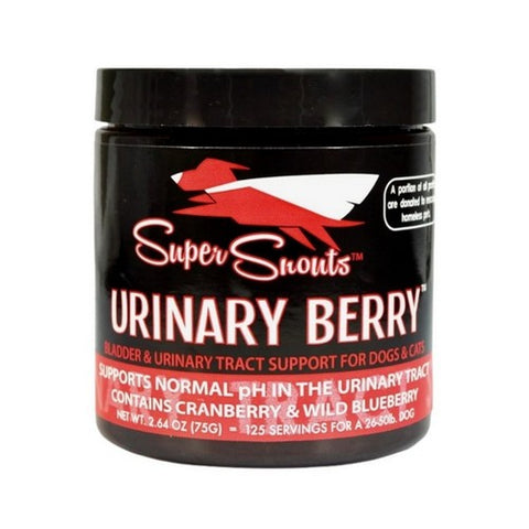 Urinary Berry Urinary Tract Supplements For Dogs And Cats 2.64 Oz by Super Snouts