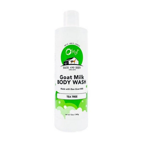 Goat Milk Body Wash Tea Tree 12 Oz by O MY!