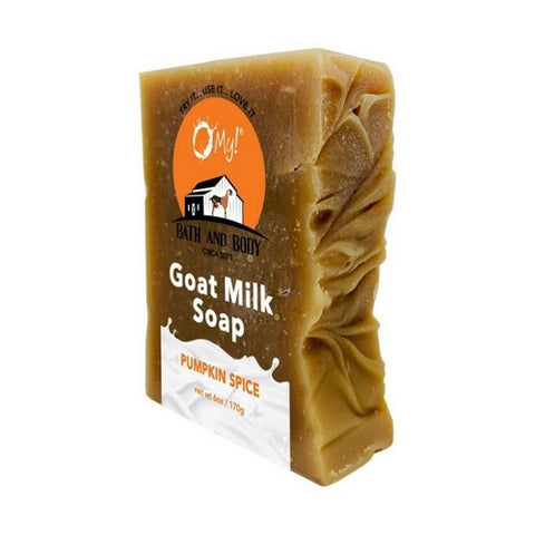 Goat Milk Soap Bar Pumpkin Spice 6 Oz by O MY!