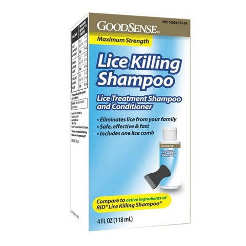 Lice Killing Shampoo Maximum Strength 4 Oz by Good Sense