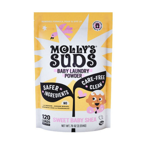 Baby Laundry Detergent Powder Sweet Baby Shea 120 Loads by Molly's Suds