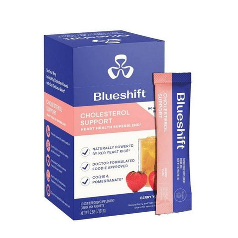 Cholesterol Support Berry Yuzu 10 Count by Blueshift Nutrition