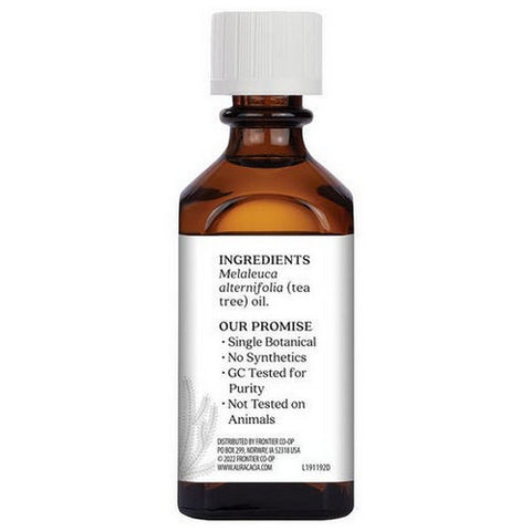 Aura Cacia, 100% Pure Essential Oil Tea Tree, (melaleuca alternafolia) 2 Fl Oz