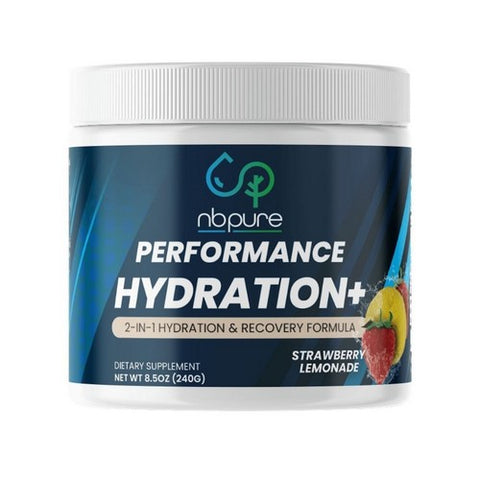 Hydration Electrolyte Powder Strawberry Lemonade 8.5 Oz by NBPure