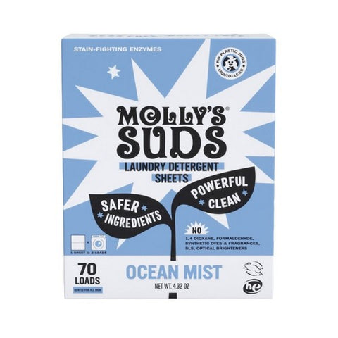 Laundry Detergent Sheets Ocean Mist 70 Loads by Molly's Suds