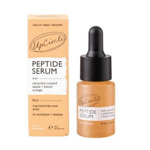 Peptide Serum with Upcycled Custard Apple + Blood Orange Travel Size 0.5 Oz by UpCircle