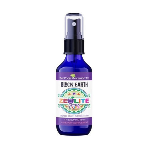 Black Earth Zeolite Dropper 1 Oz by The Food Movement Co.