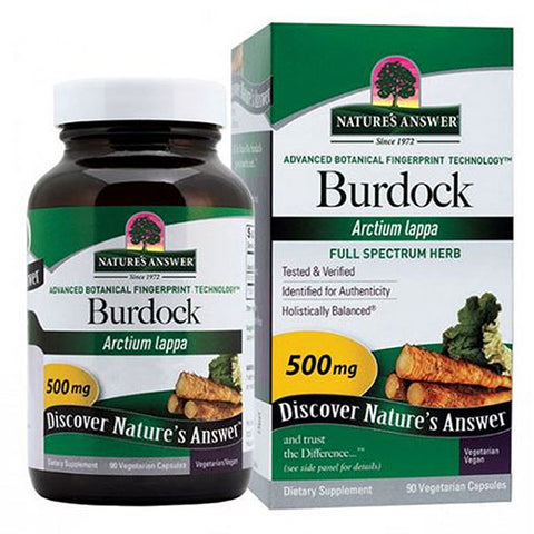 Nature's Answer, Burdock Root, 90 Cap