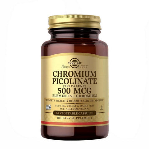 Solgar, Chromium Picolinate, 500 mcg, 60 Veg Caps Solgar