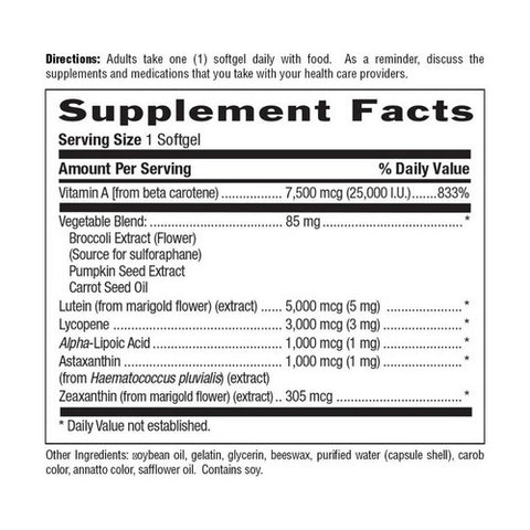 Country Life, Carotenoid Complex, 60 Sftgls