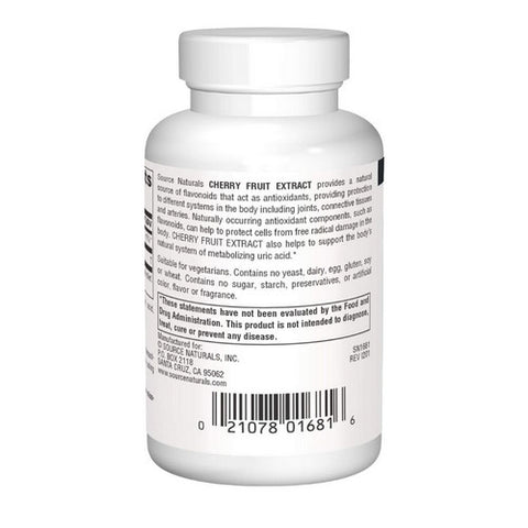 Source Naturals, Cherry Fruit Extract, 500 mg, 90 Tabs