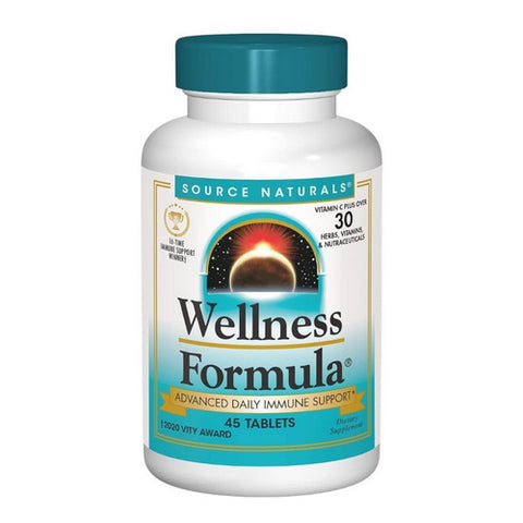 Source Naturals, Wellness Formula Tablets, 45 Tabs