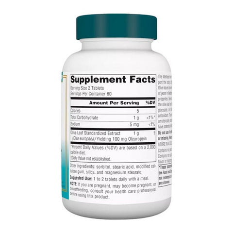 Source Naturals, Wellness Olive Leaf, 120 Tabs