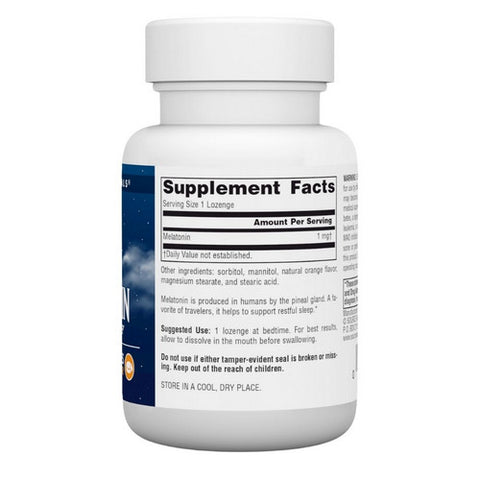 Source Naturals, Melatonin, 1 mg, Sublingual Orange 100 Tabs