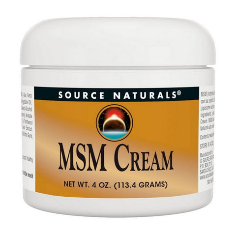 Source Naturals, MSM Joint Response Cream, 4 Oz